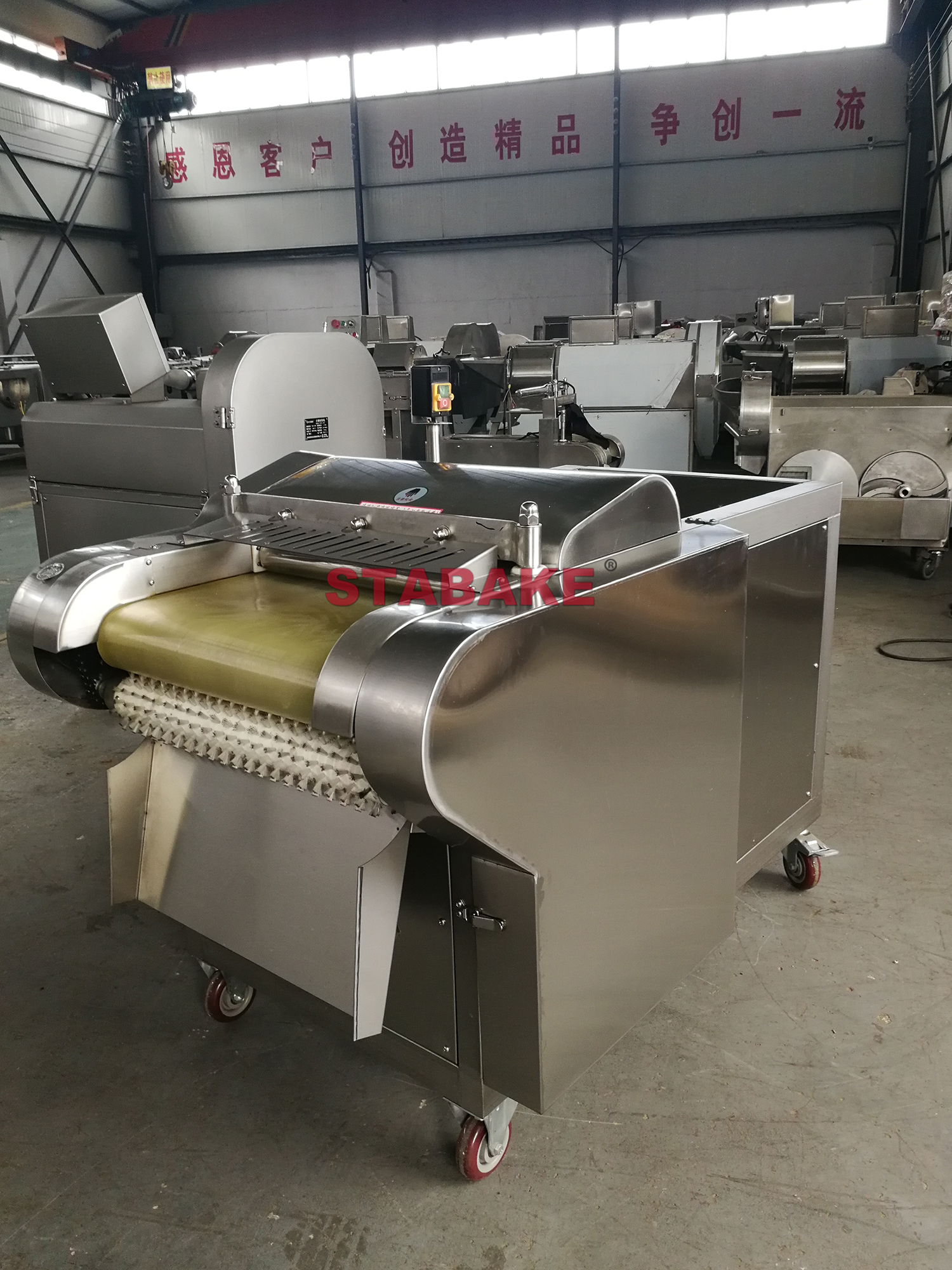 YQC2000 SS304 stainless steel VEGETABLE CUTTING MACHINE