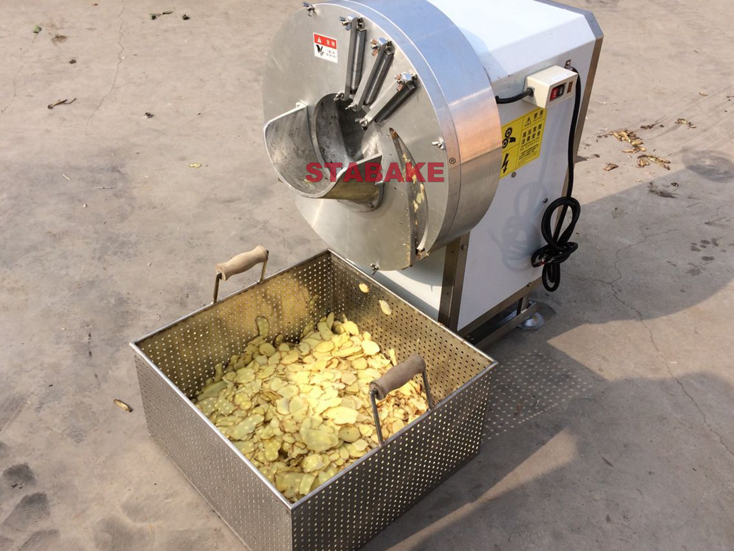 Commercial Ginger Cutting Machine for Ginger Shredding Processing Machine 