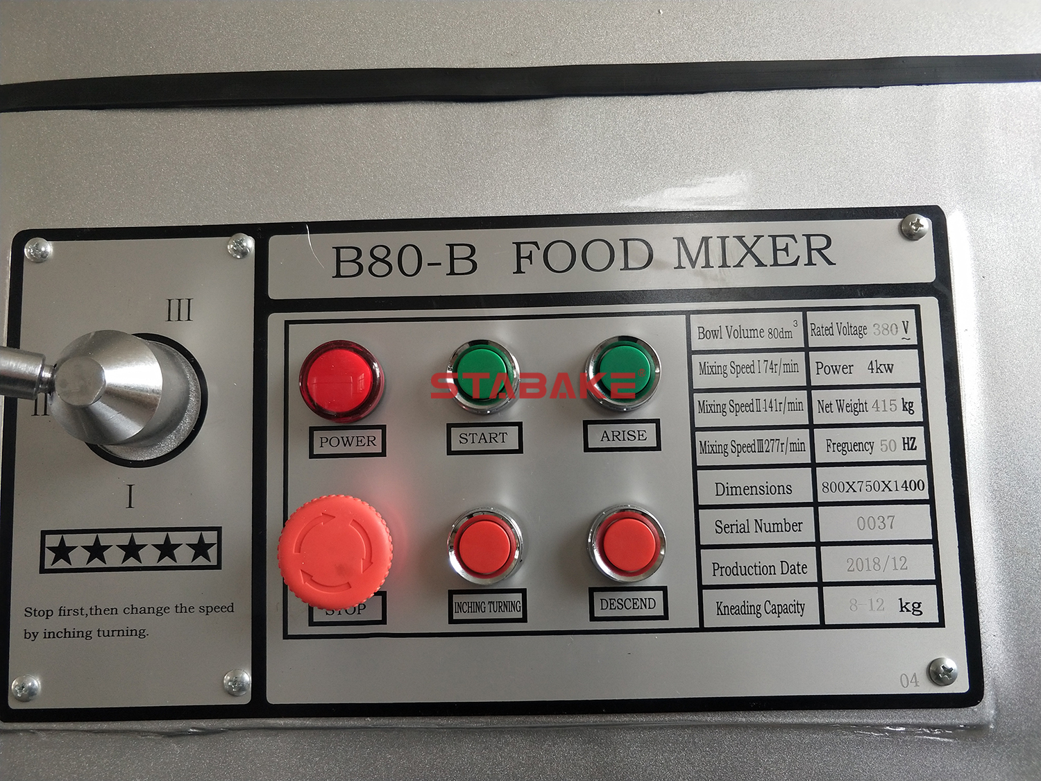 B80 dough mixer