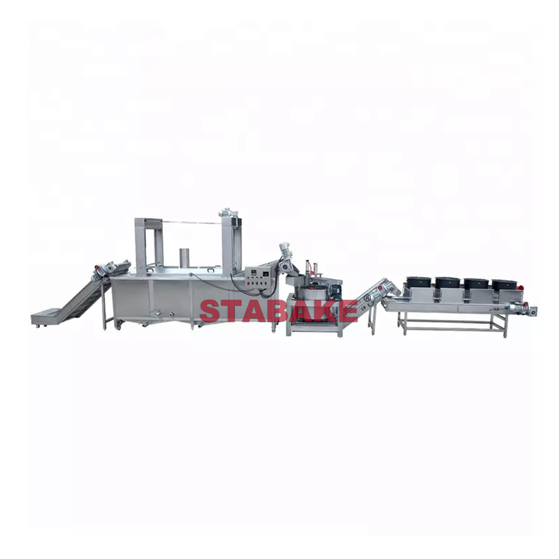 Complete Line Banana Chips Making Machine Automatic Plantain Chips Frying Production Line