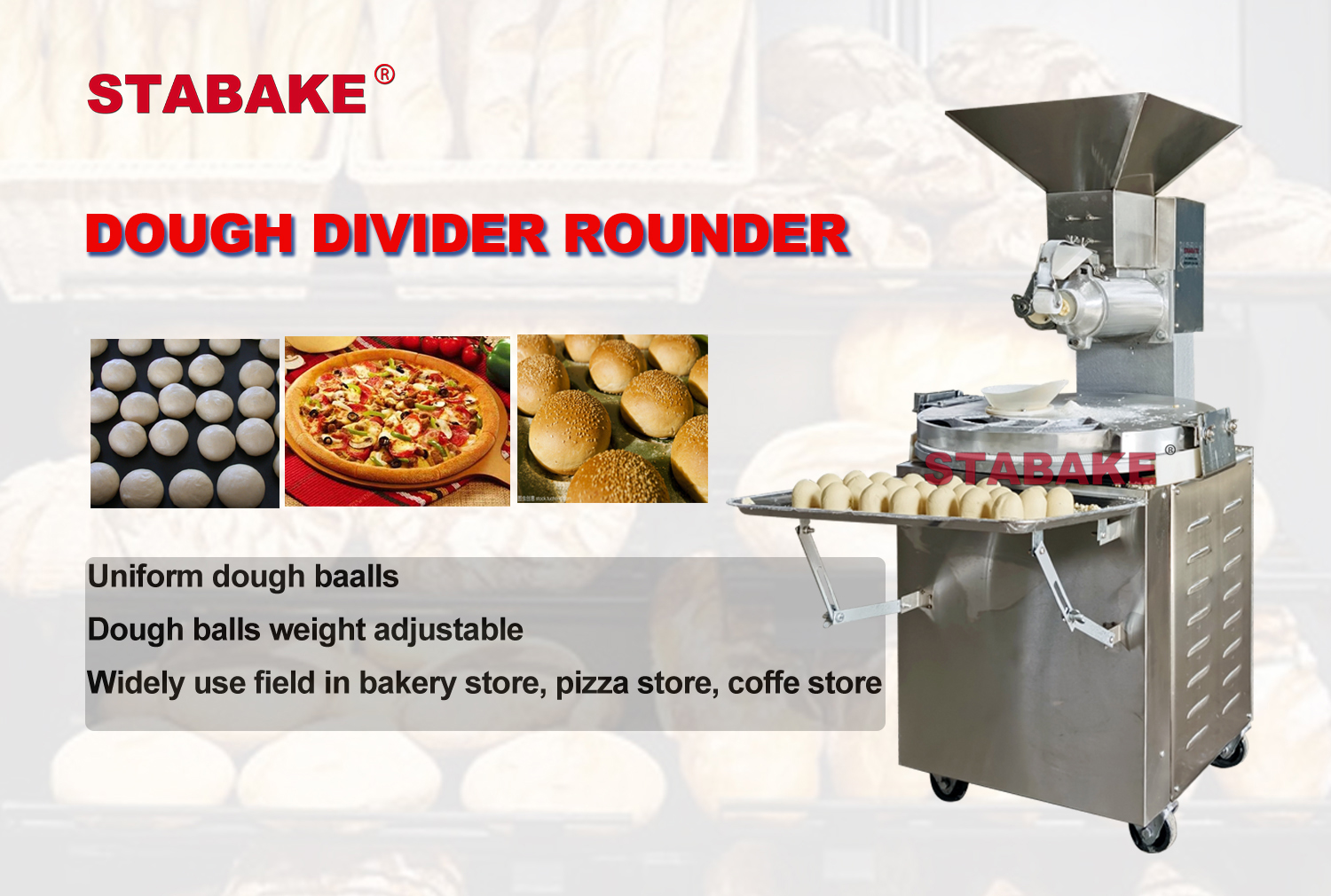 STABAKE dough divider rounder
