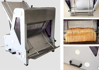 Toast slicing machine