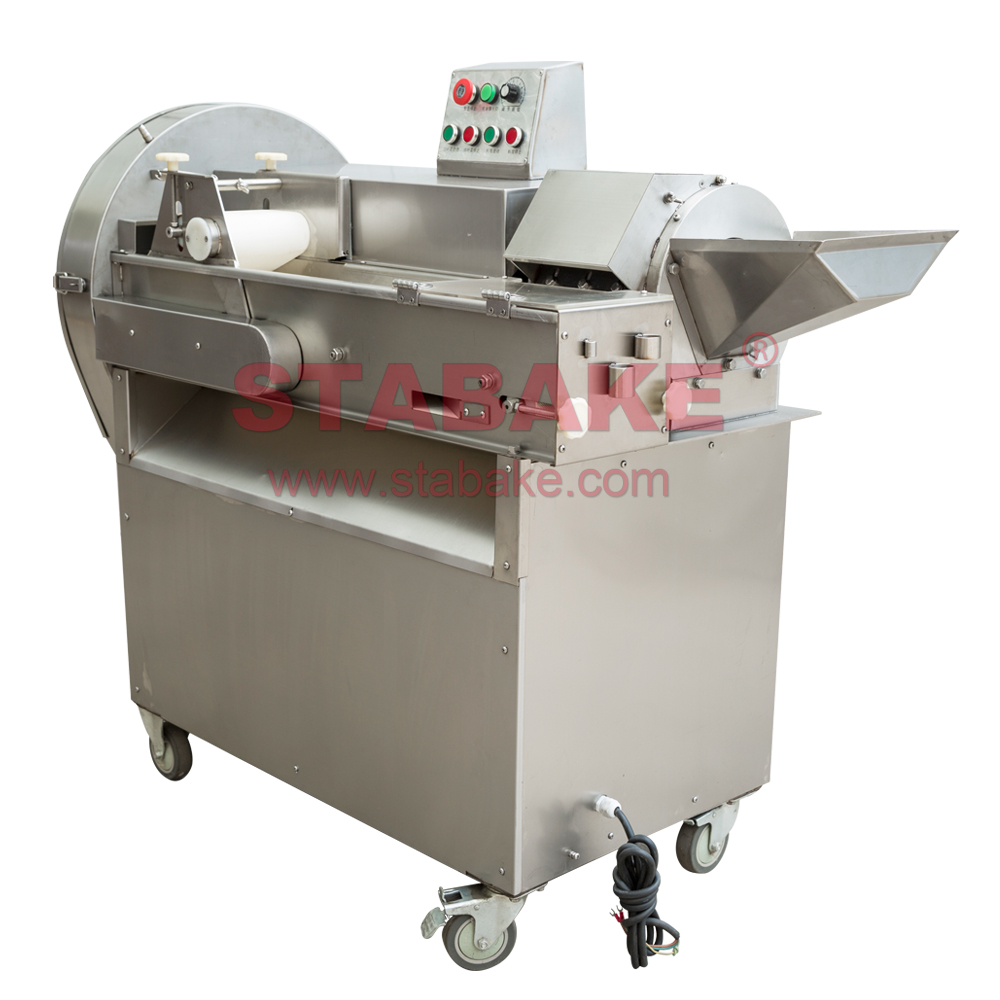 Full SS304 Commercial Vegetable Cutting Chopping Machine Multifunctional Potato Onion Dicer for Sale 