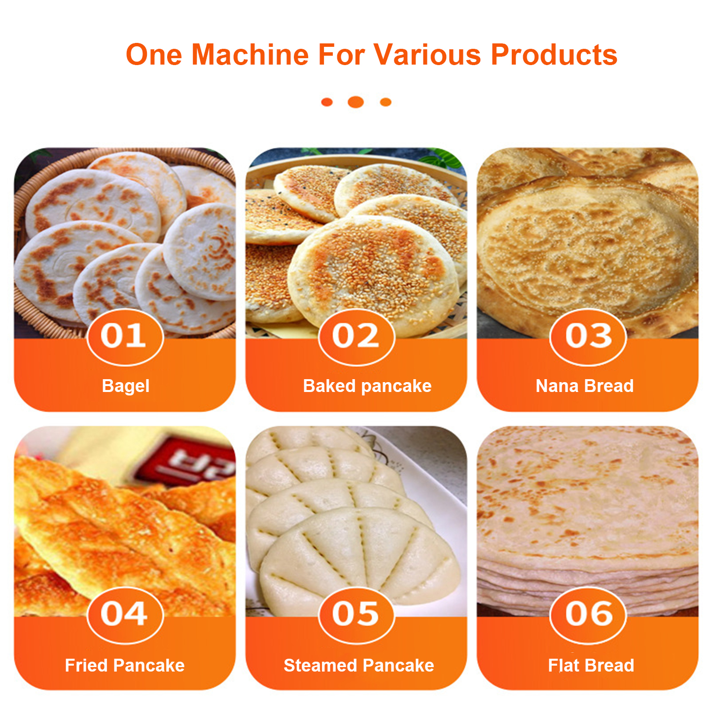 automatic pneumatic flat bread forming machine